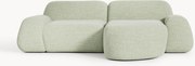 Modulaire bouclé hoekbank Wolke (3-zits)