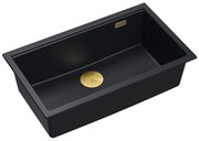 granieten spoelbak Logan 110 Black