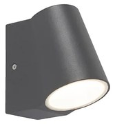 Moderne buitenlamp met schemerschakelaar / dag-nacht sensor met bewegingsmelder antraciet incl. LED met schemersensor - Uma Modern IP44 Buitenverlichting rond