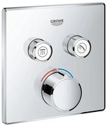 Grohe SmartControl Douchekraan Inbouw - 3 knoppen - vierkant - chroom 29148000