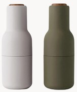 Zout- en pepermolen Bottle Grinder met walnootdeksel, 2-delig