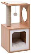 vidaXL Kattenkrabpaal met sisal krabmat 60 cm