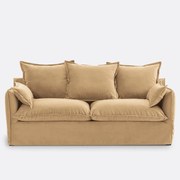 Bank voor 2, 3, 4 of 5 personen, in fluweel, Odna