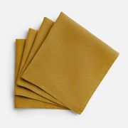 Set van 4 servetten van gewassen linnen Victorine