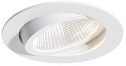 Inbouwspot wit 9,5cm incl. LED 1015 lm dimbaar IP65 - Gaius