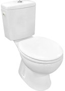 GO by Van Marcke Carde PACK staand toilet AOuitgang 24 cm met WCzitting reservoir met Geberit spoelmechanisme wit porselein met bevestigingsmateriaal 049057