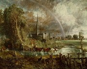 Kunstreproductie Salisbury Cathedral From the Meadows, 1831, John Constable