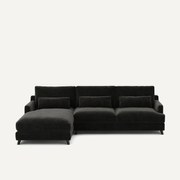 Chenille fluwelen hoekbank, Alwine