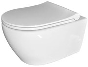 Sanicare Rondo wandbidet 51.5x36cm compact met bidetspoeler zonder zitting wit SK5510-BD