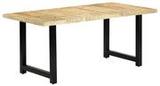 vidaXL Eettafel 180x90x76 cm massief mangohout