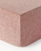 Boxspring hoeslaken Linna, linnen