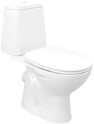 Aqualine Riga toilet zonder zitting wit PK