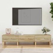 vidaXL Tv-meubel 150x34,5x30 cm bewerkt hout sonoma eikenkleurig