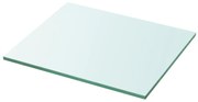 vidaXL Wandschap transparant 30x25 cm glas