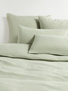 Gewassen linnen dekbedovertrek Airy