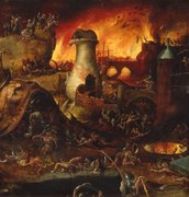 Kunstreproductie Hell, Hieronymus Bosch