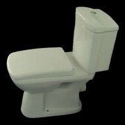 Badstuber Style duoblok toilet set wit met zitting PK