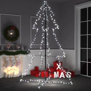 vidaXL Kegelkerstboom 240 LED's binnen en buiten 118x180 cm