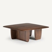 Salontafel in massief notenhout, groot model, Iloss