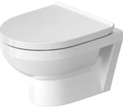 Duravit DuraStyle Basic wandclosetset diepspoel spoelrandloos 36.5x48cm met softclose closetzitting wit 45750900a1