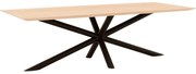 Goossens Excellent Eettafel Gs-1302, 260 x 110 cm rechthoekig