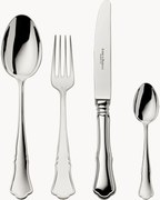 Handgemaakte hoogglans bestekset Alt-Chippendale, in verschillende setgroottes