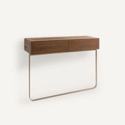 Wandconsole in walnootfineer, Merten