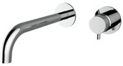 Plieger Napoli inbouw wandkraan 1 hendel met uitloop 23.8cm cold start chroom 500637PLI00CR