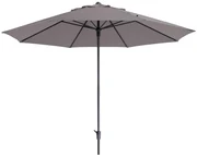 Madison Timor luxe stokparasol Ø400 cm - polyester taupe