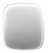 INK SP31 spiegel - 60x4x60cm contour in stalen kader incl dir LED - verwarming - color changing - dimbaar en schakelaar - mat wit 8409811