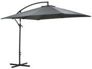 Garden Impressions Corfu parasol 250x250 - donker grijs