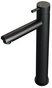 Brauer BlackEdition Wastafelmengkraan opbouw - hoog - model b - mat zwart 5-S-002-HD5