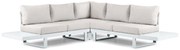 Hoek loungeset 5 personen Aluminium Wit  Lifestyle Garden Furniture Lorenzo