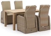 Intenso Umbria/ROUGH-S 160cm dining tuinset 5-delig verstelbaar