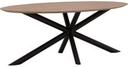 Goossens Excellent Eettafel Gs-1302, Ovaal 200 x 110 cm