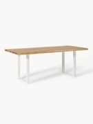 Eettafel Oliver van eikenhout, in verschillende formaten