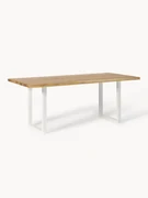 Eettafel Oliver van eikenhout, in verschillende formaten