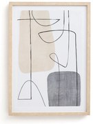 Bedrukte affiche in kader 50x70 cm, Saya