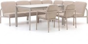 Dining loungeset Manifesto | 5 personen | Loungeset Beige | Aluminium | Kees Smit Tuinmeubelen