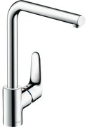 Hansgrohe Focus keukenkraan met rechte hoge uitloop chroom 31817000