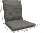 Lifestyle Garden Furniture Timo Dining Tuinstoel Kussen Dark Grey Grijs