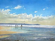 Kunstreproductie Paddling at the Edge, Timothy Easton