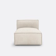 Modulaire comfortzetel in geribd fluweel, Seven