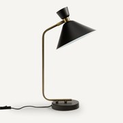 Tafellamp in verouderde messing, Zoticus