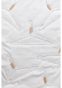 Set Van 6 Kledinghanger Säly Wit - Sklum
