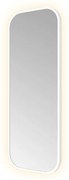 Hotbath &MORE Spiegel indirect LED color changing dimbaar met afstandbediening Mat wit SSQ380WH