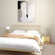 vidaXL Nachtkastjes 2st 40x30,5x40 cm massief vurenhout