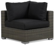 Garden Collections Toronto Hoek Module Wicker Taupe