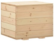 vidaXL Opbergbox 60x54x50,7 cm massief grenenhout