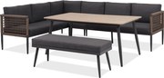 Mindoro Garden Point aluminium tuinset antraciet